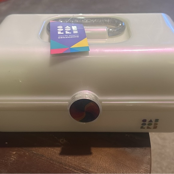 Caboodles White Organizer with Colorful Accents - Picture 1 of 1